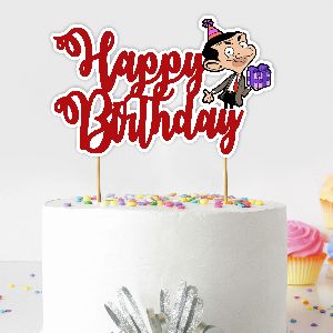 Mr.Bean  Happy Birthday Cake Topper