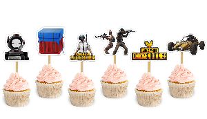 Player Unknown Battle Ground Cup Cake Topper(PUBG)
