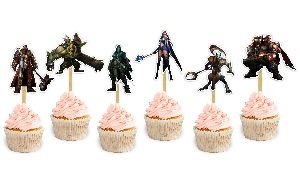 Raziel Dungeon Arena Cup Cake Topper