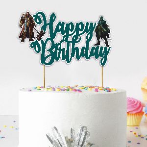 Raziel Dungeon Arena Happy Birthday Cake Topper