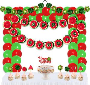 Watermelon Birthday Decoration