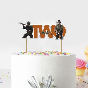 World War  Two Cake Topper