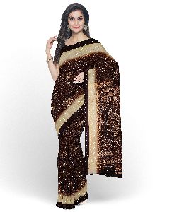 Brown Maharani Saree