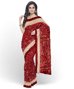 Red Maharani Saree