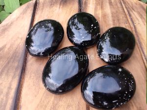 Obsidian Palm Stones