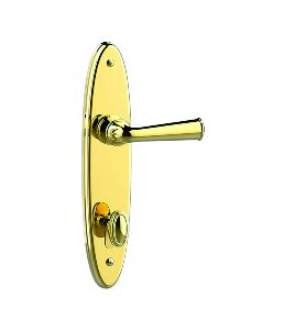 282 Brass Plate Door Handle