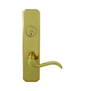 277 Brass Plate Door Handle