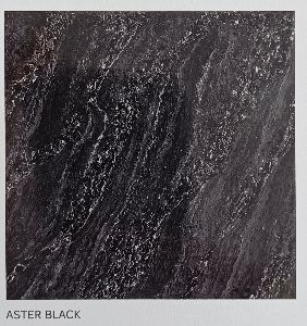 Aster Black Double Charged Vitrified Tiles