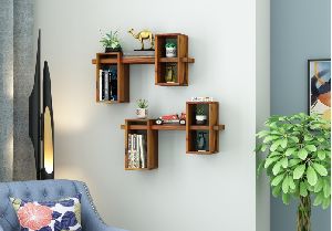 Bea Wooden Wall Shelves