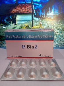 Pre and Probiotic with L-Glutamine Acid Capsules