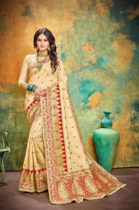 Fancy Cotton Triveni Collection Sarees