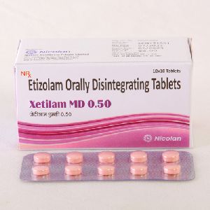 XETILAM 0.50 TABLETS