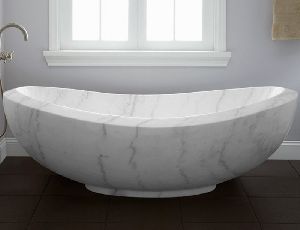 White Marble Tub