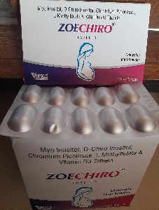 ZoeChiro ( Mayo-inositol, D-Chiro-inositol, Chromium Picolinate, L-methylfolate, Vi
