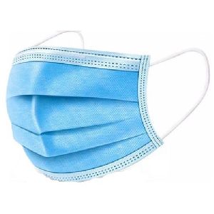 Non Woven Disposable Face Mask, For Hospital, Laboratory, Pharmacy, Rope Length : 5inch, 7inch