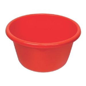 Red Plastic Water Tub
