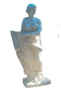 Lady Holding a Book Statue