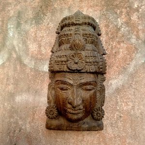 Heritage India Wooden foce Mask Wall Hanging  FMW-003