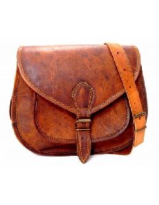 Handmade Leather Mens Messenger Bag