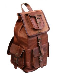 Mens Handmade Leather Travel Bag