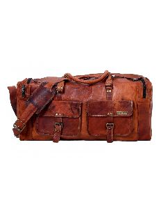 Mens Vintage Leather Travel Bag