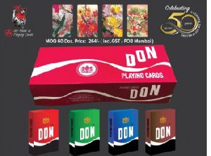 4 designs Paper Don Playing Cards