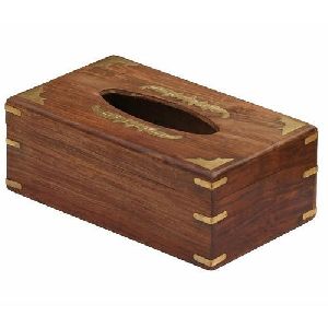 Wooden Tissue Box