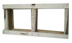 Wooden Double Pallets Boundary