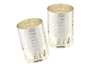 G 140 Silver Plated Glass Set