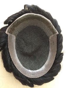 FRONTLACE OCTAGON HUMAN HAIR PATCH FOR MEN