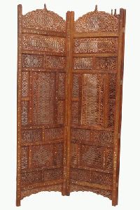 Hand Carved Wooden Partition Screen