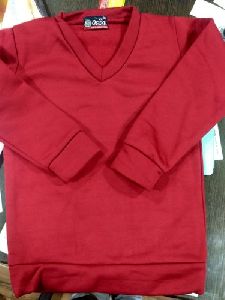 Red School Uniform Sweater