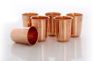 Copper Glass Set Of 3
