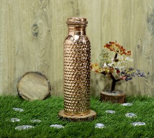 hammered copper bottle