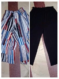 Used Imported Second Hand Ladies Palazzo Pants