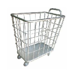 Stainless Steel Linen Trolley