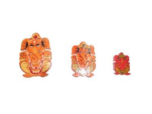 Wooden Ganesh Statue, Size : Small Medium