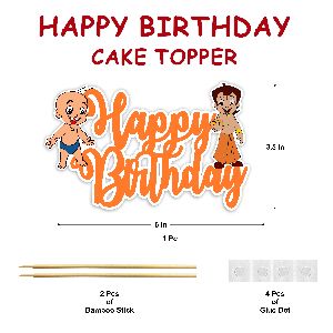 Chhota Bheem  Happy Birthday Cake Topper