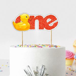Duck One Cake Topper