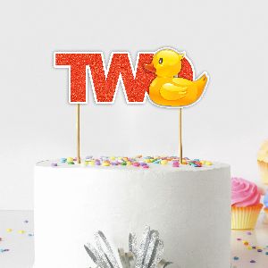 Duck Two Cake Topper