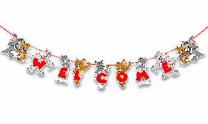 Tom and Jerry Welcome Banner