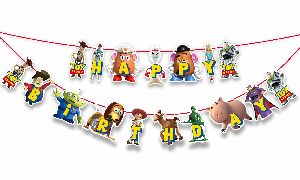 Toy Story Happy Birthday Banner