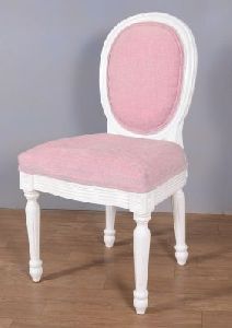 Fabric Sheesham Wood Upholstery Chair