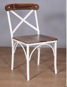 Sheesham Wood and Metal Chair