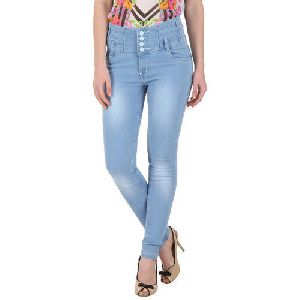 Ladies High Waist Jeans