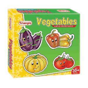 Cardboard Vegetable Puzzle