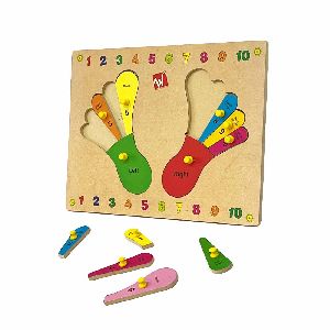 Wooden Foot Puzzle