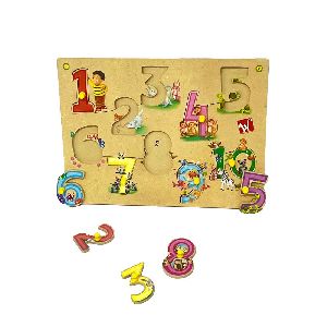 WT-576 Wooden Number Puzzle