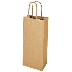 kraft paper carry bags (Bottle Bag)
