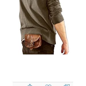 Leather Bum Bag Belt Pouch